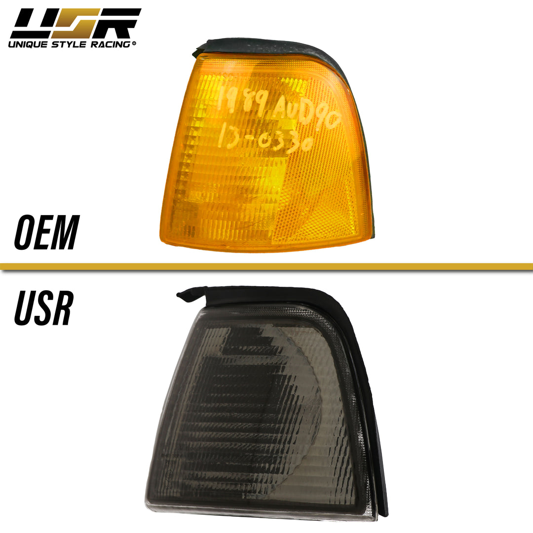 1989-1991 Audi 80 / 90 / B3 / B4 Smoke Lens Front Corner Signal Light
