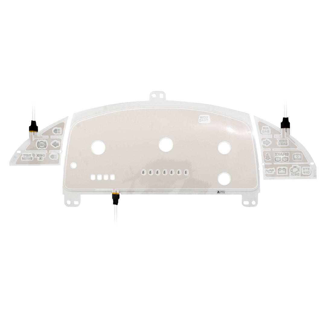 1995-1999 Chevrolet Chevy Cavalier White Gauge Face Blue/Green Glow for Instrument Cluster