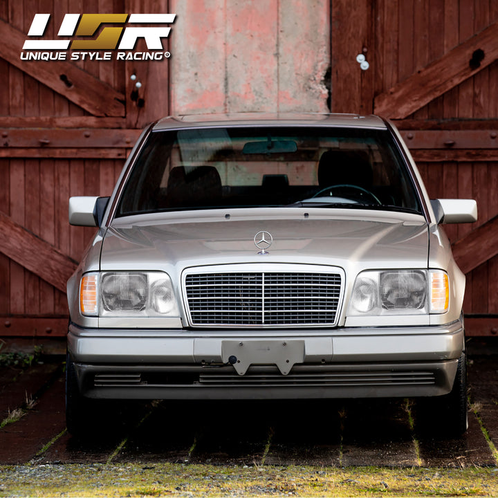 1994-1995 Mercedes Benz E Class W124 EURO GLASS Lens Headlight & Fog Light w/ Optional Corner Light