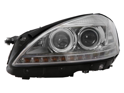 2007-2009 Mercedes S Class W221 Facelift Style LED Xenon D1S Projector Headlight W/ AFS For Stock Bi-Xenon Models - Made by DEPO