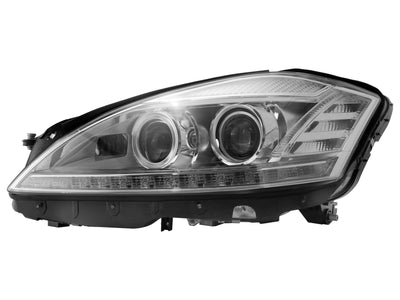 2007-2009 Mercedes S Class W221 Facelift Style LED Xenon D1S Projector Headlight W/ AFS For Stock Bi-Xenon Models - Made by DEPO