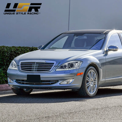 2007-2009 Mercedes S Class W221 Facelift Style LED Xenon D1S Projector Headlight W/ AFS For Stock Bi-Xenon Models - Made by DEPO