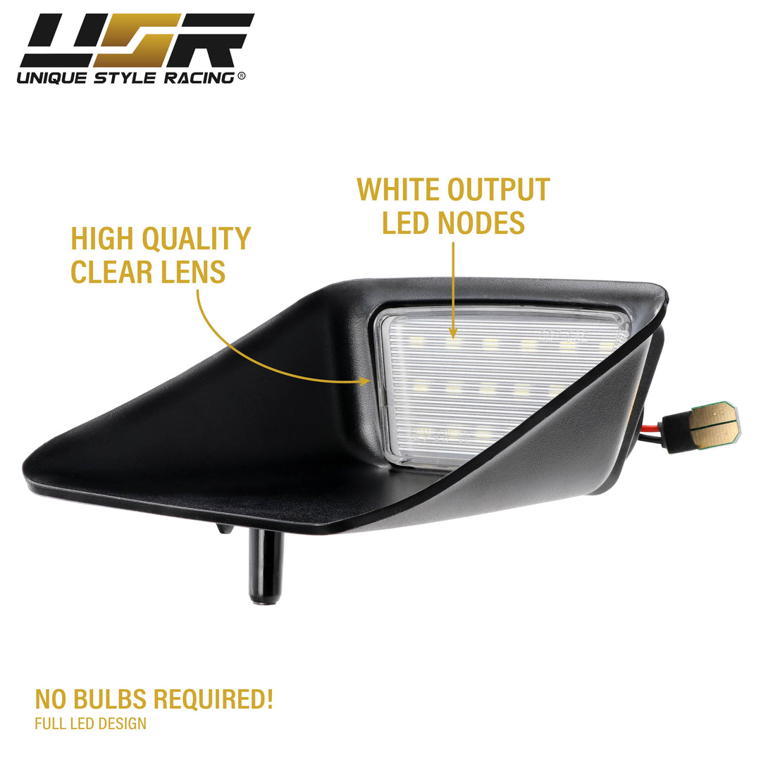 2004-2012 Chevrolet Chevy Colorado White LED Rear License Plate Lights