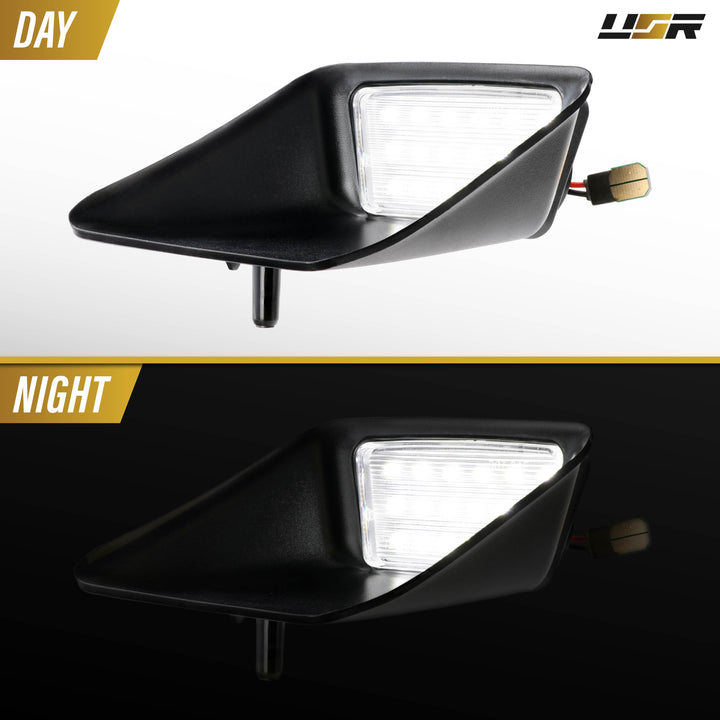 2004-2012 Chevrolet Chevy Colorado White LED Rear License Plate Lights