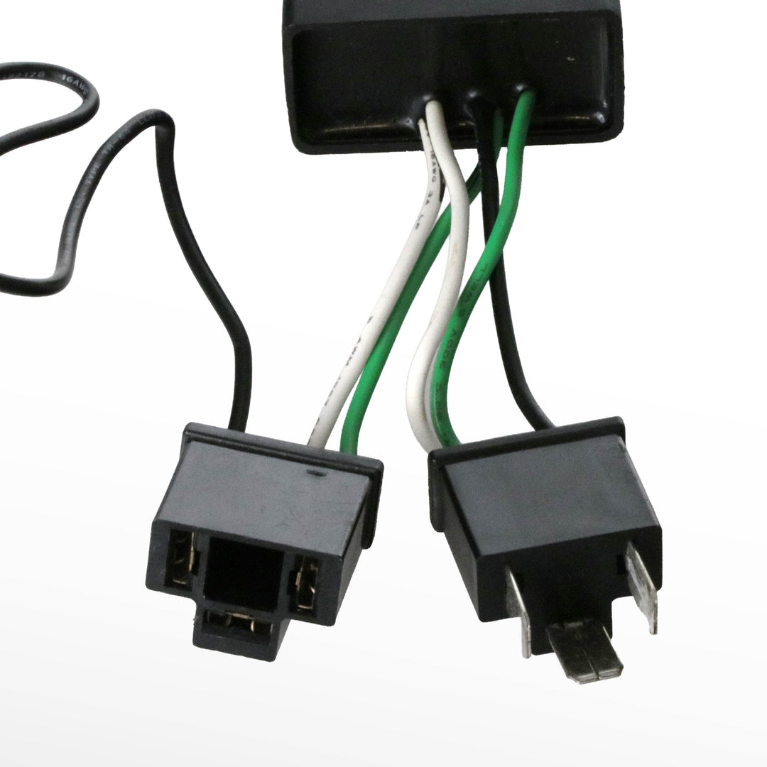 Plug & Play x2 H4 Type Polarity Correction Module Connector with Wiring for 7x6 H6054 HID or LED Headlight