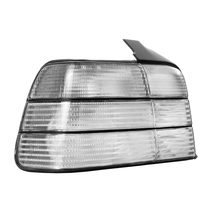 1992-1998 BMW E36 3 Series & M3 4D Sedan All Clear Frosted Lens Tail Lights