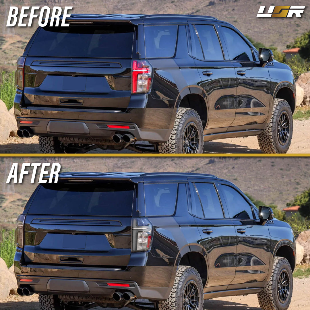 2021-2023 Chevy Chevrolet Tahoe 2025 + Style Smoke Lens LED Tail Lights
