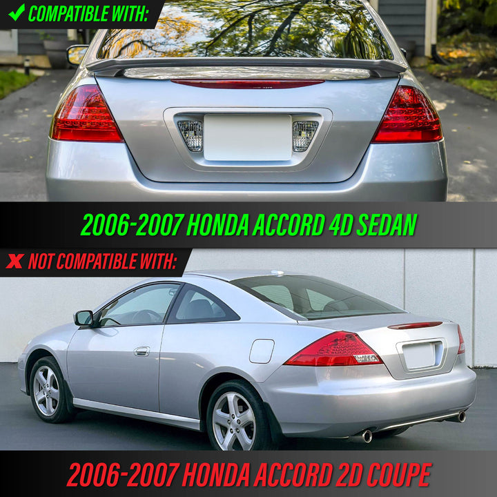 2006 2007 Honda Accord 4D Sedan All Clear Lens LED Tail Lights

#light-source_led