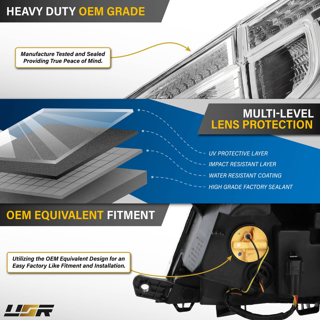 2018 2019 2020 2021 2022 Honda Accord 4D Sedan All Clear Lens 4PC Tail Lights

#light-source_led