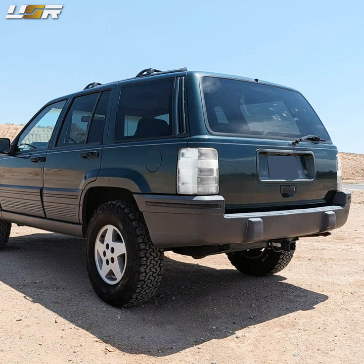 1993-1998 Jeep Grand Cherokee All Clear Lens Tail Lights