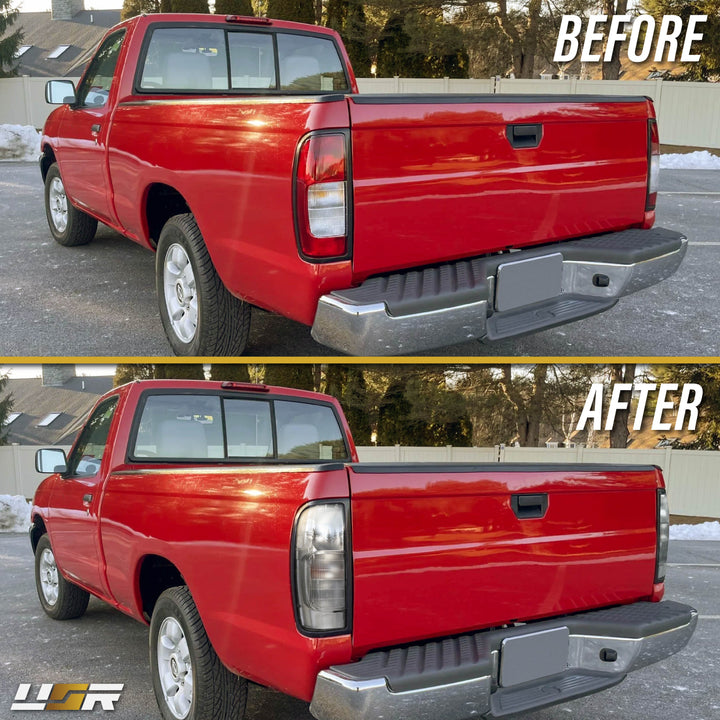 1998-2004 Nissan Frontier D22 Pick Up Truck All Clear Lens Tail Lights