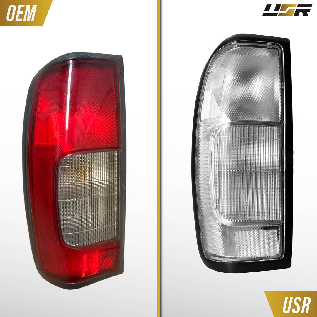 1998-2004 Nissan Frontier D22 Pick Up Truck All Clear Lens Tail Lights