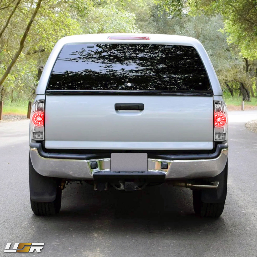 2005-2015 Toyota Tacoma All Clear Lens Full LED Tail Lights