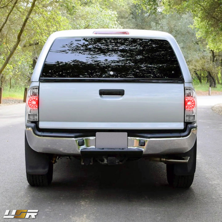 2005-2015 Toyota Tacoma All Clear Lens Full LED Tail Lights