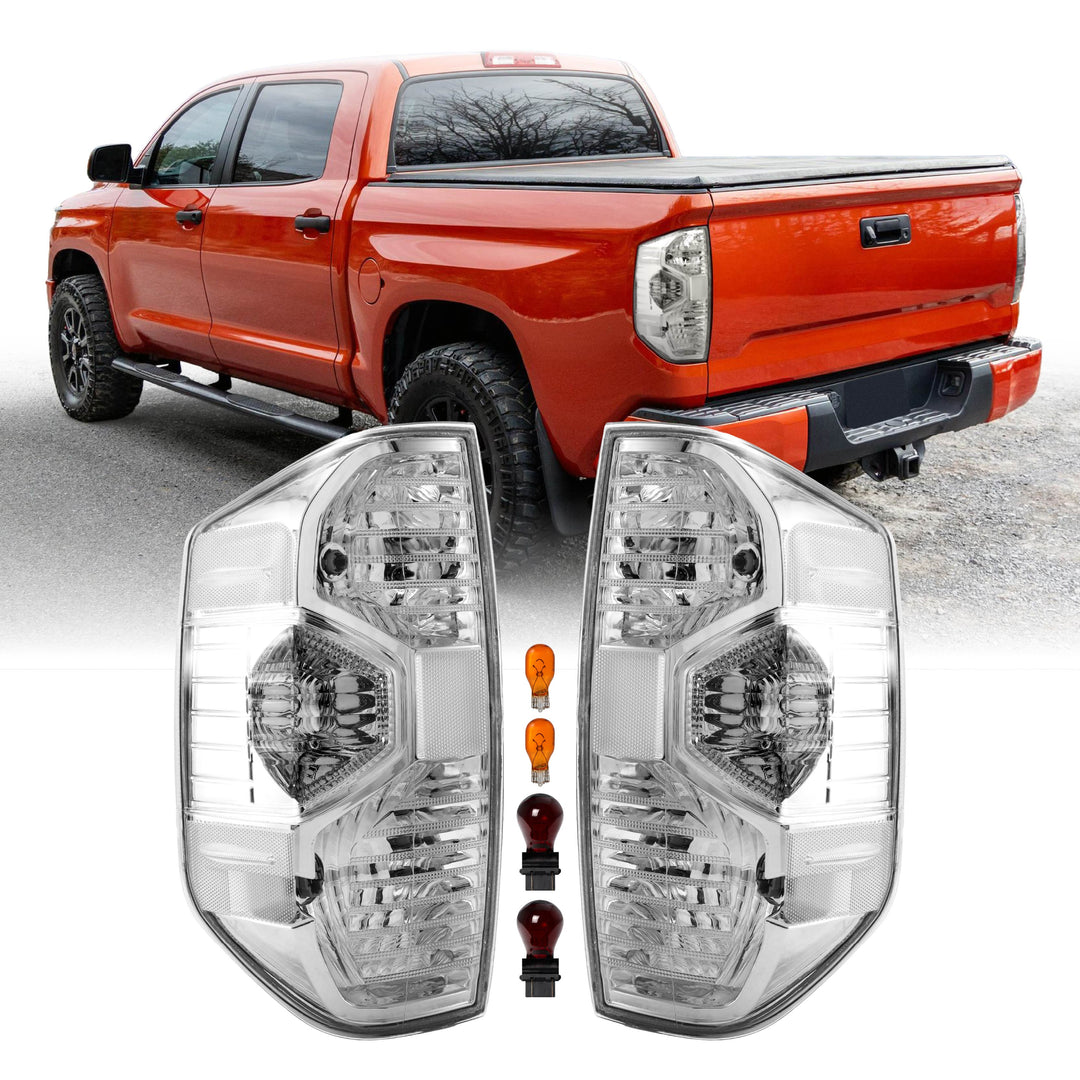 2014-2021 Toyota Tundra All Clear Lens Tail Lights