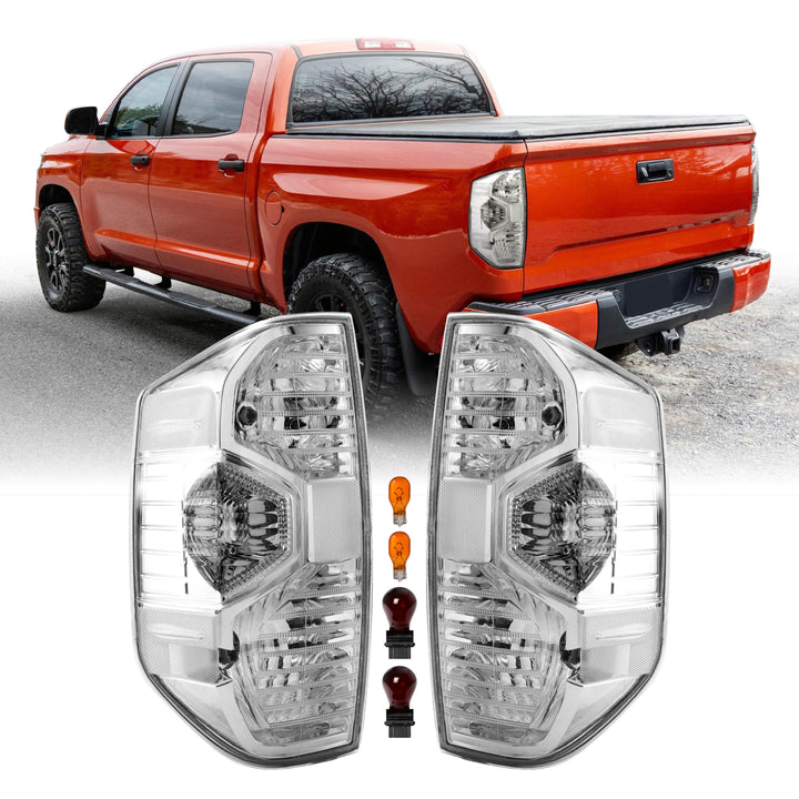 2014-2021 Toyota Tundra All Clear Lens Tail Lights