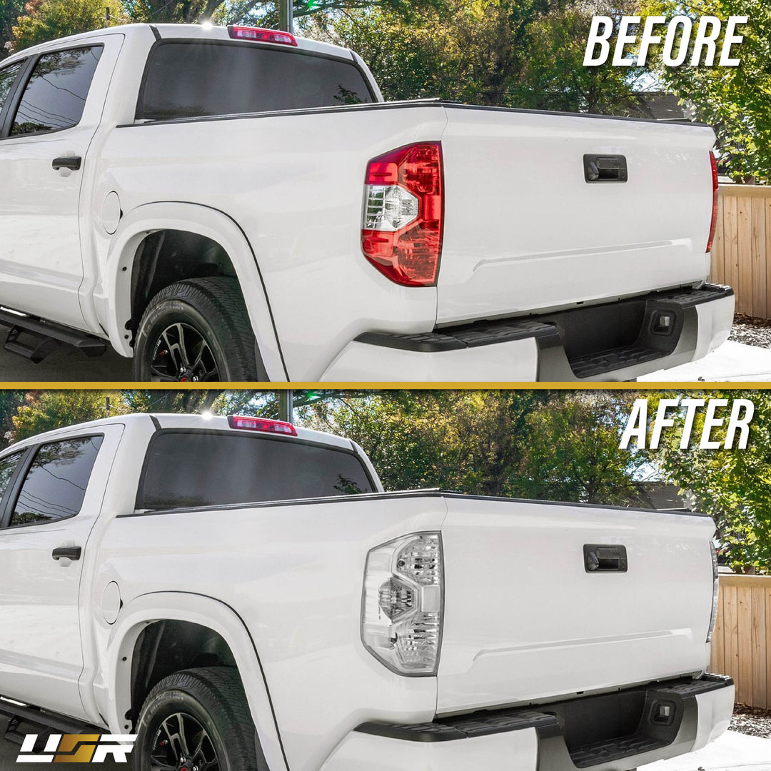 2014-2021 Toyota Tundra All Clear Lens Tail Lights