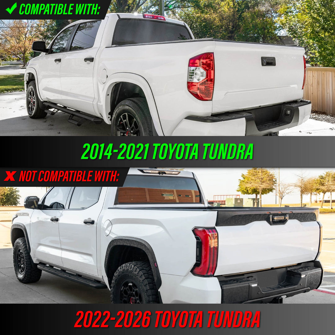 2014-2021 Toyota Tundra All Clear Lens Tail Lights