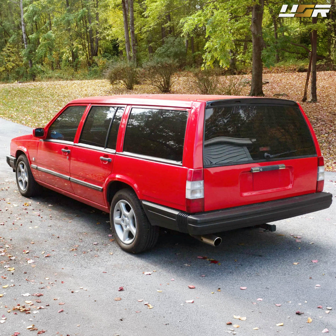 1990-1992 Volvo 740 Red / Clear Lens Tail Lights