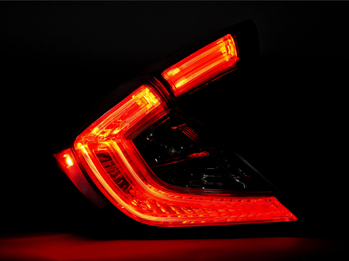 2017-2021 Civic FK Hatchback 10th Gen JDM All Clear 4PCS Tail Light - Made by DEPO