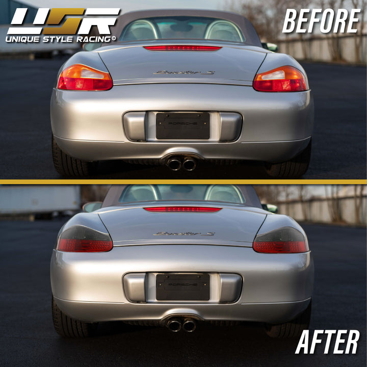 1997-2004 Porsche Boxster 986 Chassis Roadster Red/Clear or Red/Smoke LED Rear Tail Light

#lens-color_red-smoke-lens