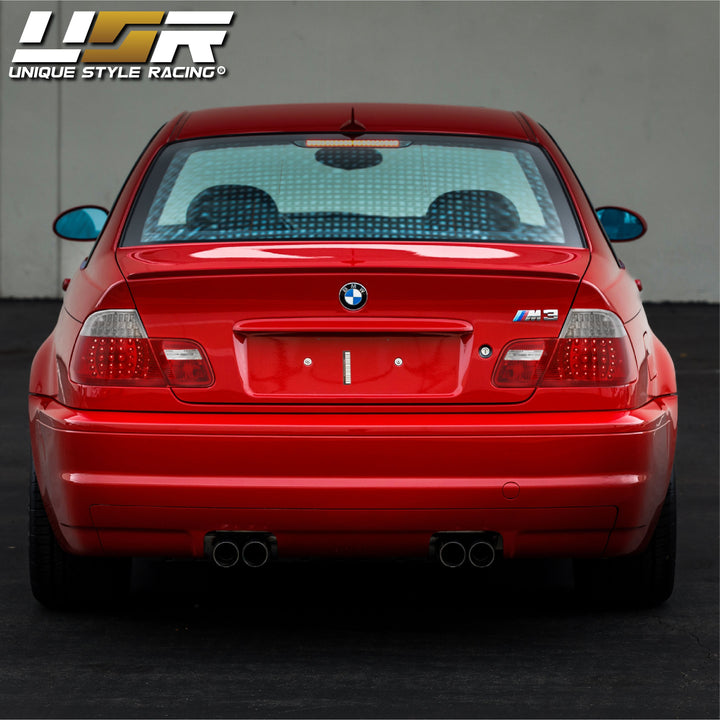 2000-2003 BMW E46 3 Series 2 Door Coupe Red/Clear or Red/Smoke LED Tail Light Made By DEPO