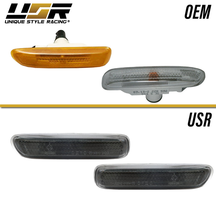 1999-2003 BMW 3 Series E46 2D/4D/5D Clear or Smoke Fender Side Marker Light - Made by DEPO