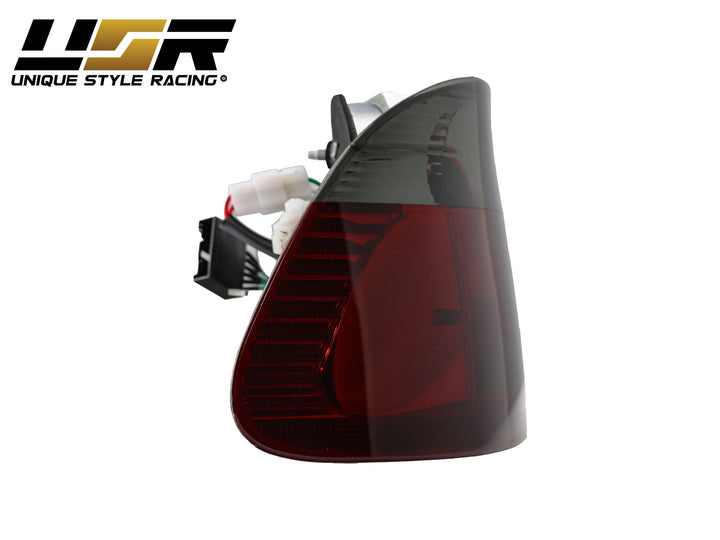 2000-2003 BMW E46 3 Series 2 Door Coupe Red/Clear or Red/Smoke LED Tail Light Made By DEPO