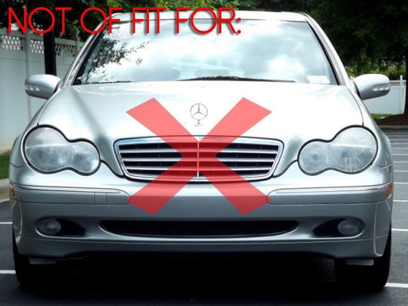 2005-2006 Mercedes W203 AMG C55 DEPO Glass OEM Replacement Fog Light