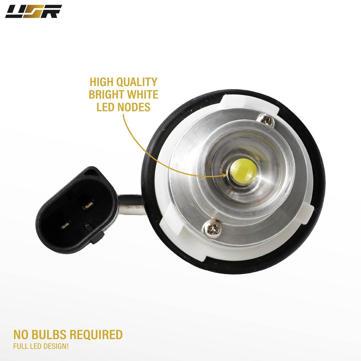 2004-2007 BMW 5 Series E60 4D Sedan / E61 5D Wagon Hyper White LED Angel Eye Halo Ring Bulb Upgrade Kit