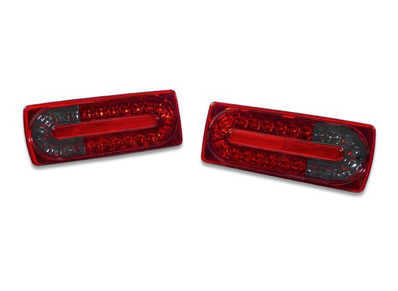 1990-2006 Mercedes G Class W463 2007+ Facelift Style LED Rear Tail Light Set - Made by Unique Style Racing