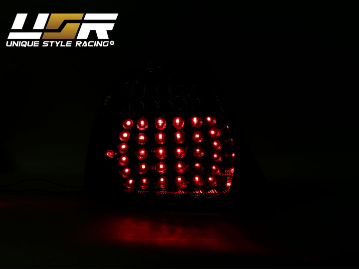 2004-2006 BMW E46 3 Series 2D Coupe Red/Clear OR Red/Smoke LED Tail Light - Made by DEPO