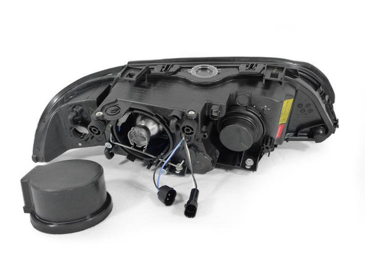 1997-2000 BMW E39 5 Series DEPO Angel Eye Halo Projector Headlight With Optional LED Ring For Factory Xenon Models