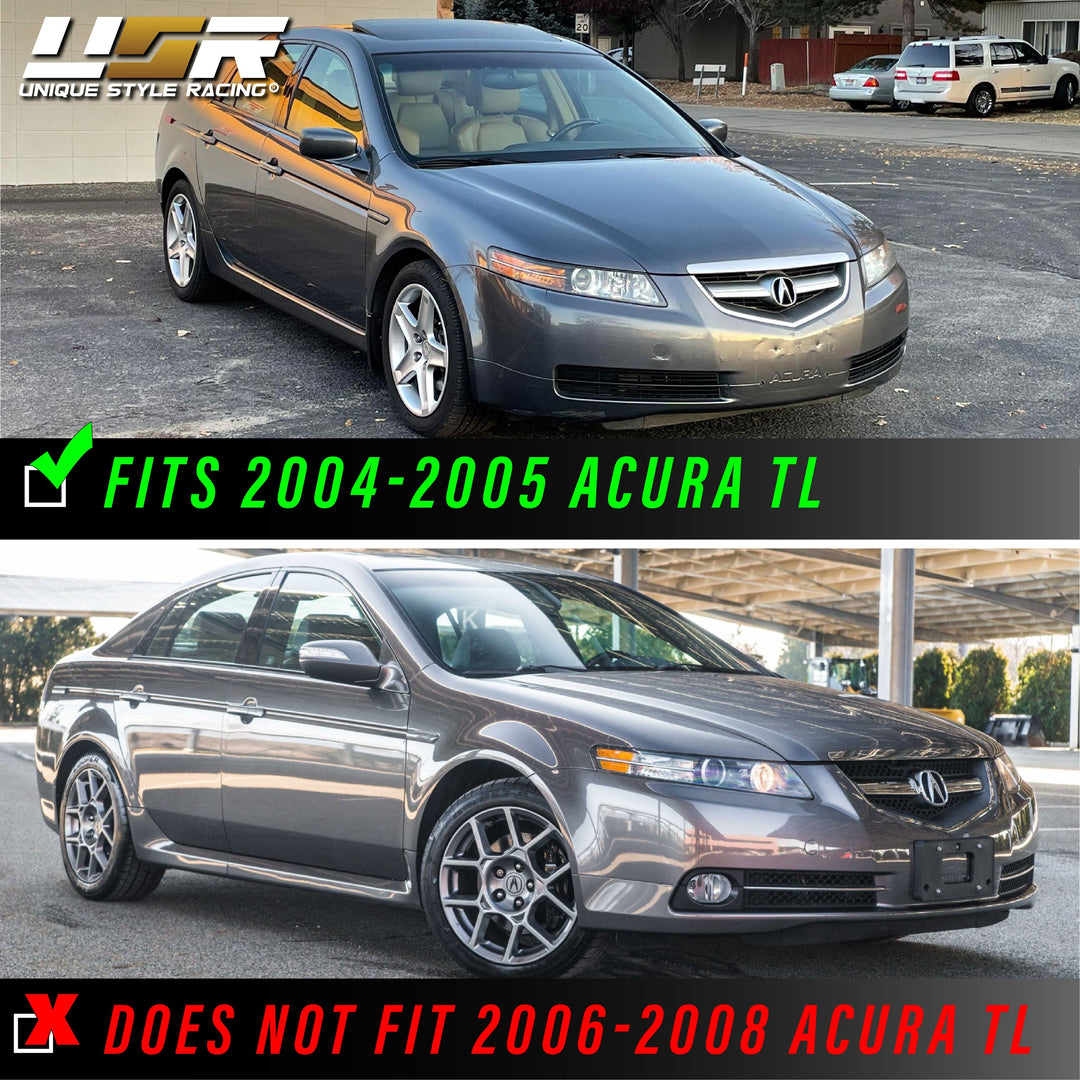 2004-2005 Acura TL DEPO Clear Corner Diffuser Bi-Xenon D2S Projector Headlight