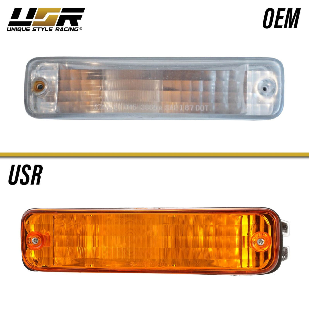1990 1991 Acura Integra JDM Style Clear or Amber Bumper Signal Light 
#lens-color_amber-lens