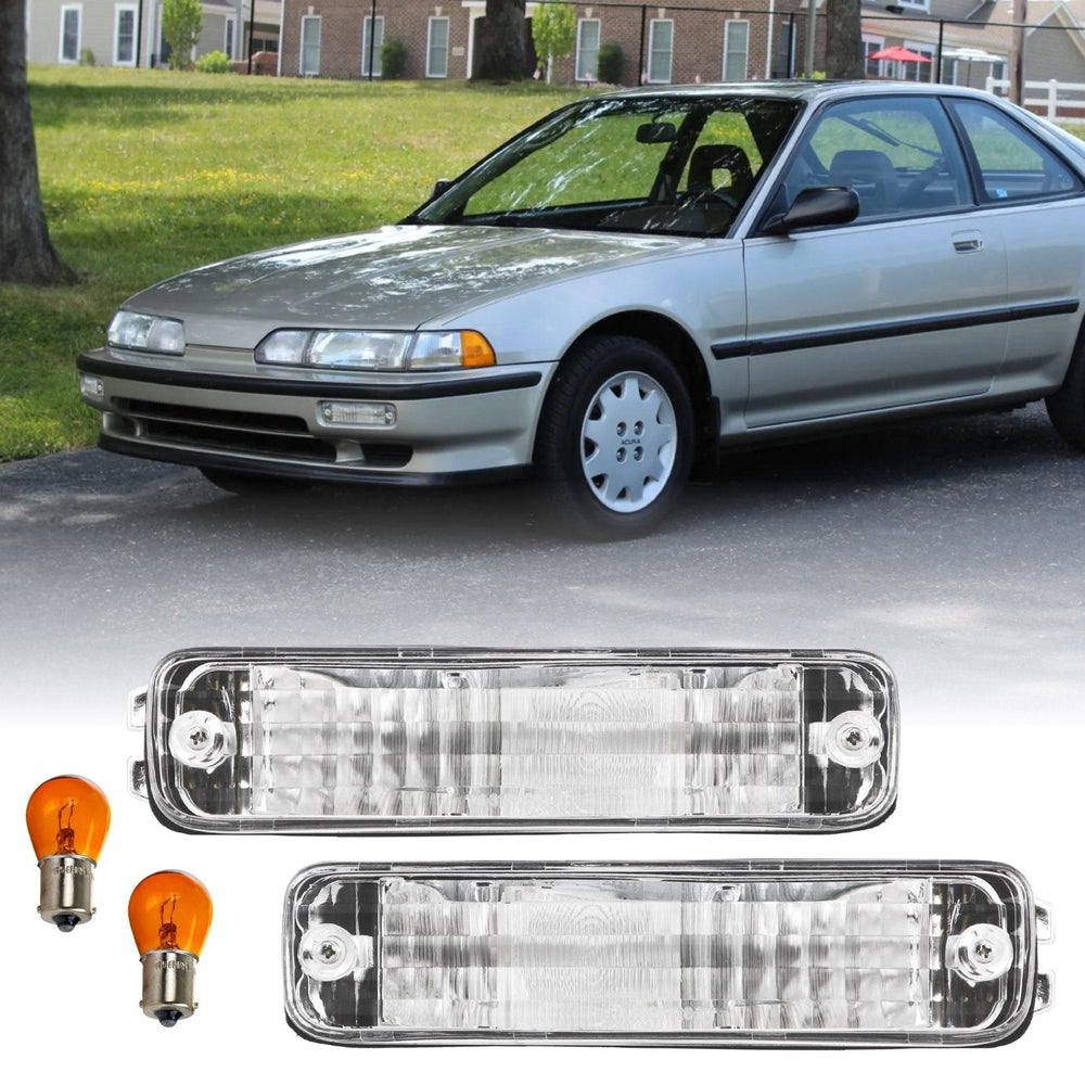 1990 - 1991 Acura Integra JDM Style Clear or Amber Bumper Signal Light
