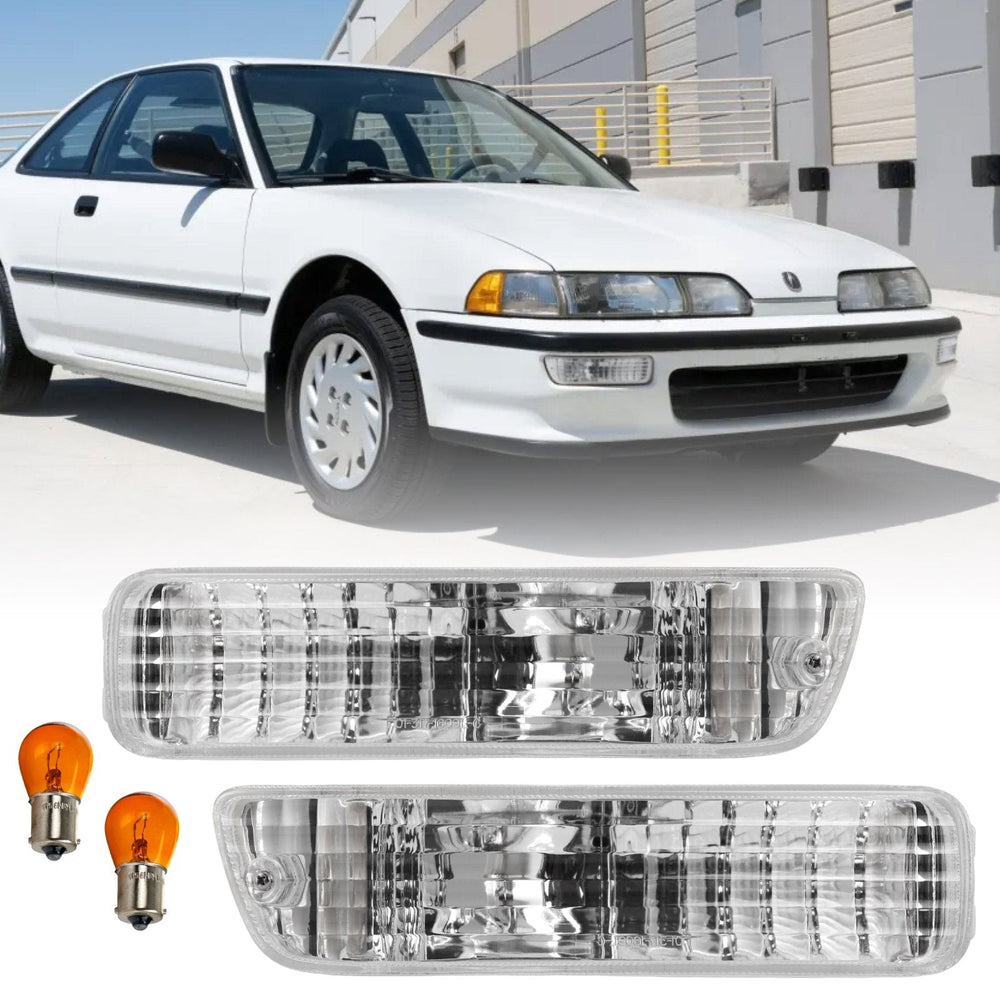 1992 - 1993 Acura Integra JDM Style Clear or Amber Bumper Signal Light
