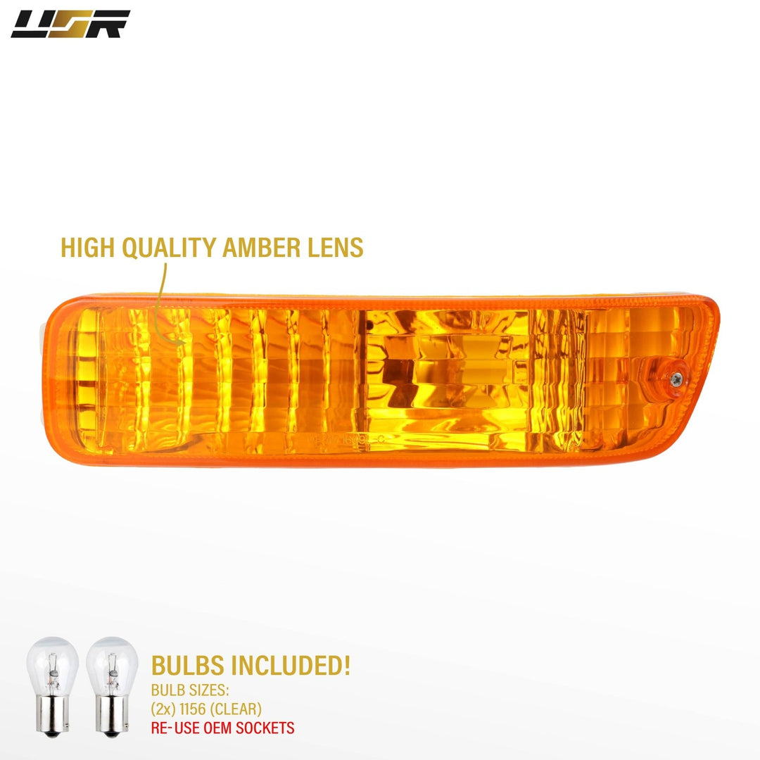 1992-1993 Acura Integra JDM Style Clear or Amber Bumper Signal Light 
#lens-color_amber-lens