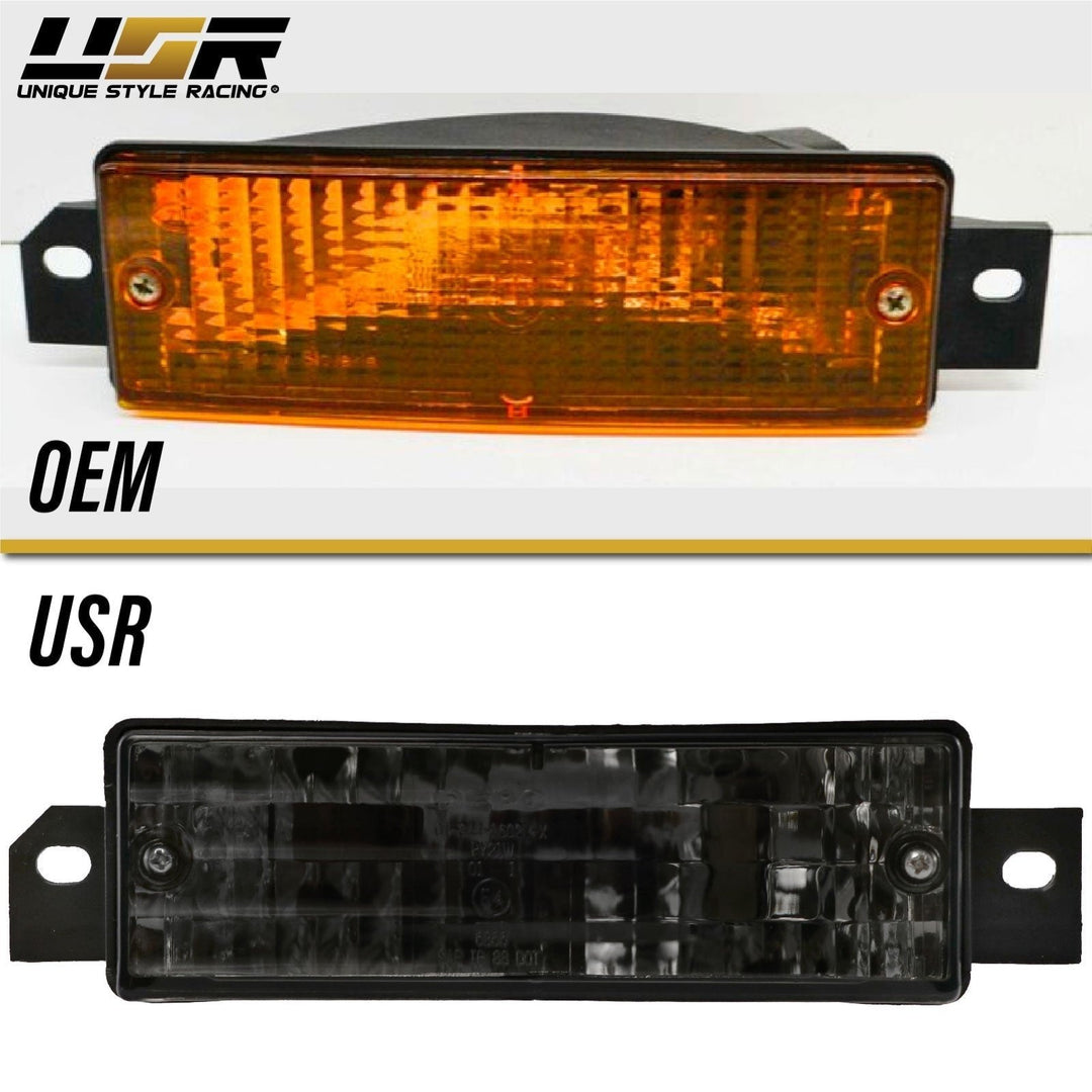 1989-1991 BMW E30 3 Series Crystal Clear or Smoke Bumper Signal Light

#lens-color_crystal-smoke-lens