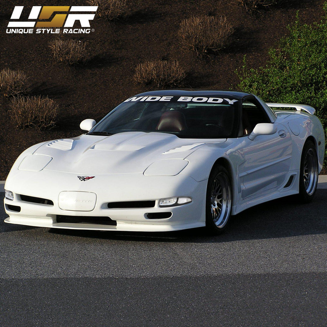 1997 - 2004 Chevrolet Corvette C5 Black Inner Housing Clear or Light Smoke Lens Front Bumper Signal Light