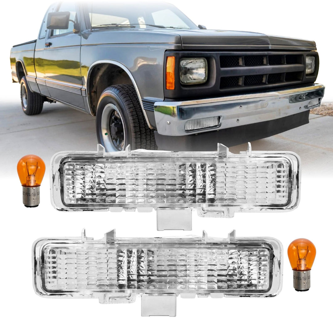 1982 - 1993 Chevrolet Chevy S10 Clear Lens Bumper Light