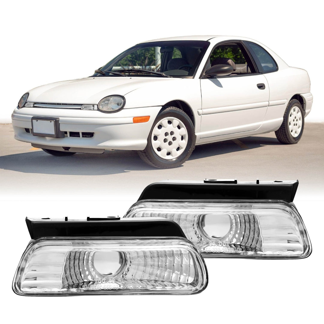 1995 - 1999 Dodge Neon Crystal Clear Lens Bumper Light