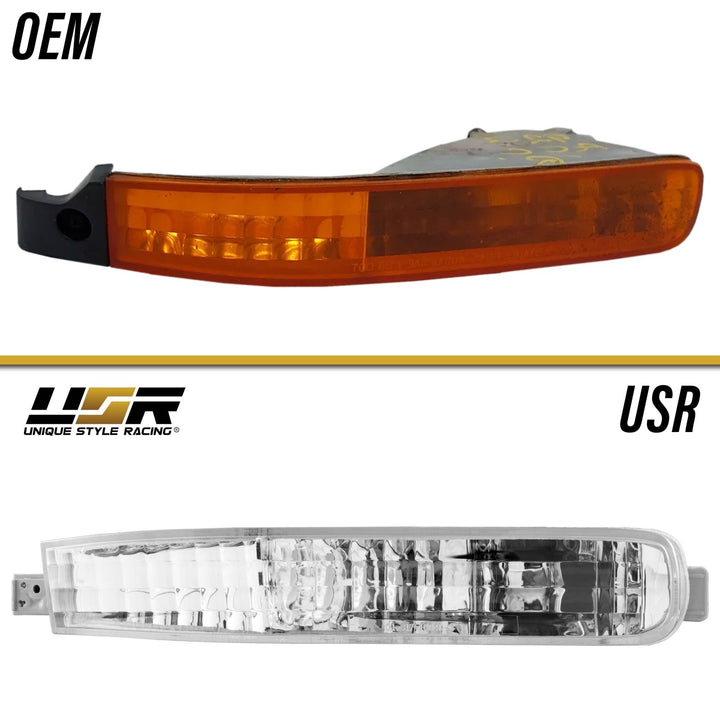 1992 1993 Honda Accord Clear or Amber Front Bumper Signal Light
#lens-color_clear-lens