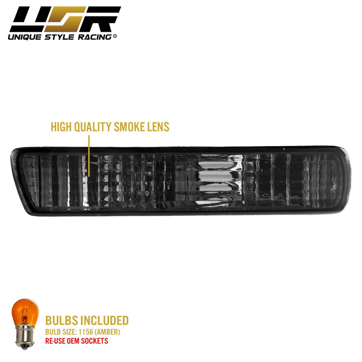1994 1995 Honda Accord Clear, Smoke or Amber Front Bumper Signal Light 
#lens-color_smoke-lens