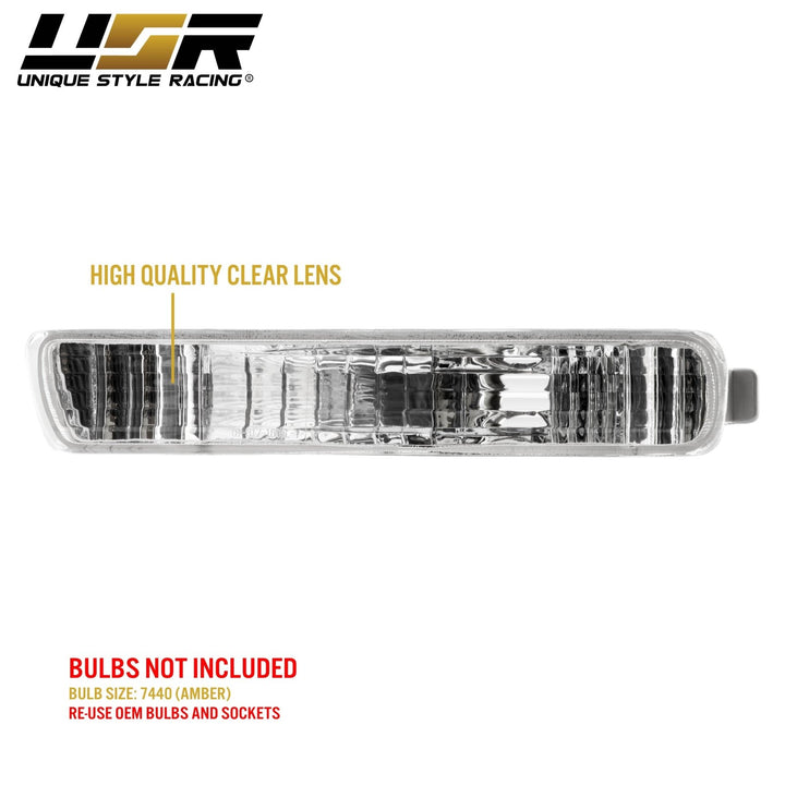 1994 - 1995 Honda Accord Clear, Smoke or Amber Front Bumper Signal Light

#lens-color_clear-lens