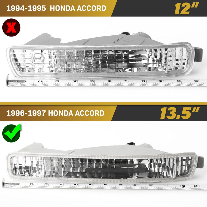 1996 1997 Honda Accord Clear or Smoke or Amber Lens Front Bumper Signal Light 
#lens-color_smoke-lens