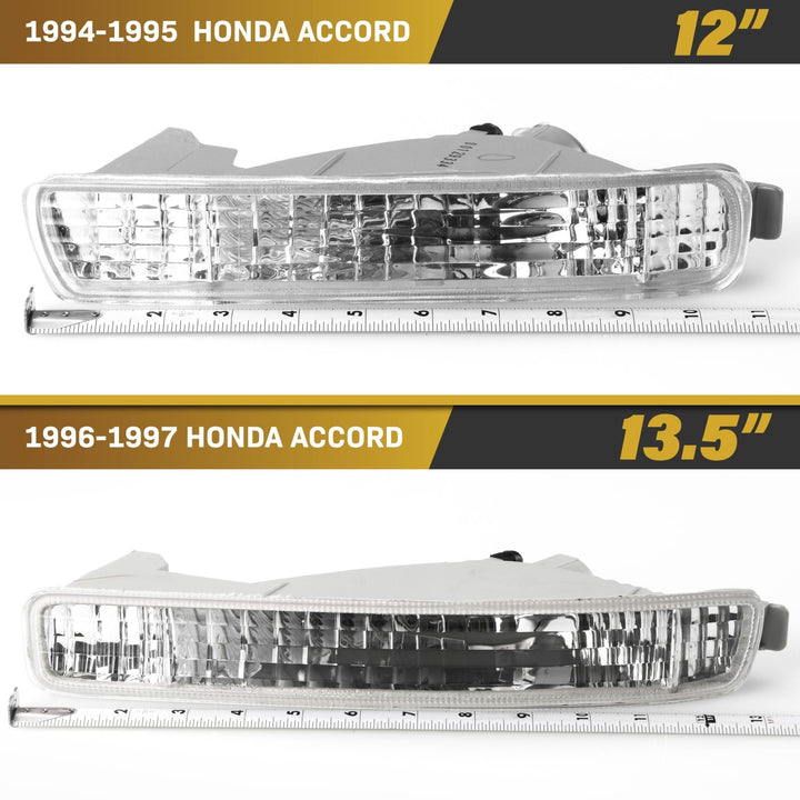 1996 1997 Honda Accord Clear or Smoke or Amber Lens Front Bumper Signal Light 
#lens-color_clear-lens