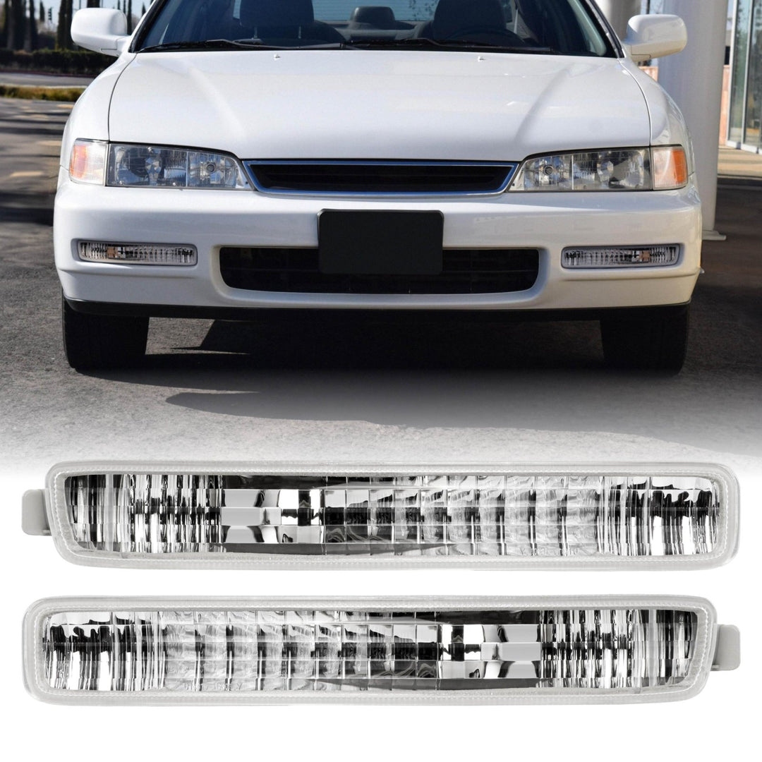 1996 1997 Honda Accord Clear or Smoke or Amber Lens Front Bumper Signal Light 
#lens-color_clear-lens