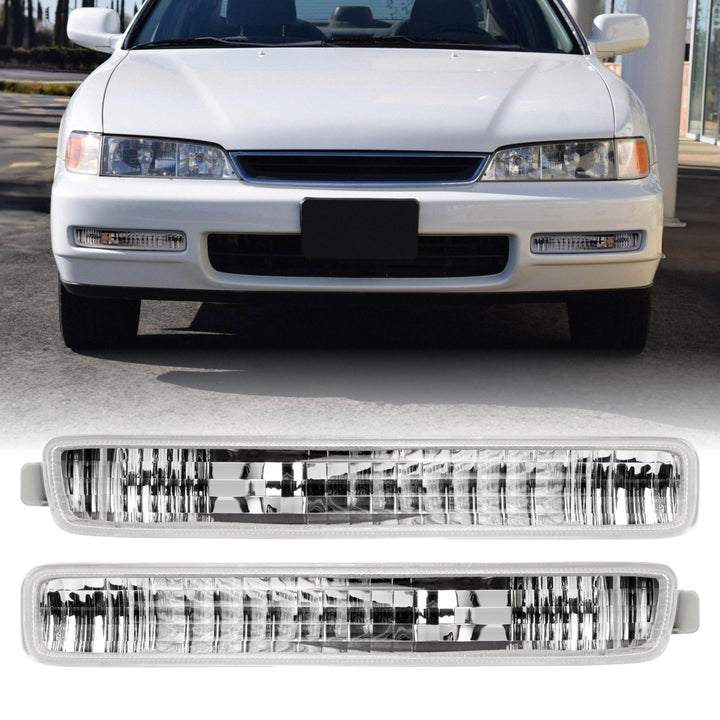 1996 1997 Honda Accord Clear or Smoke or Amber Lens Front Bumper Signal Light 
#lens-color_clear-lens