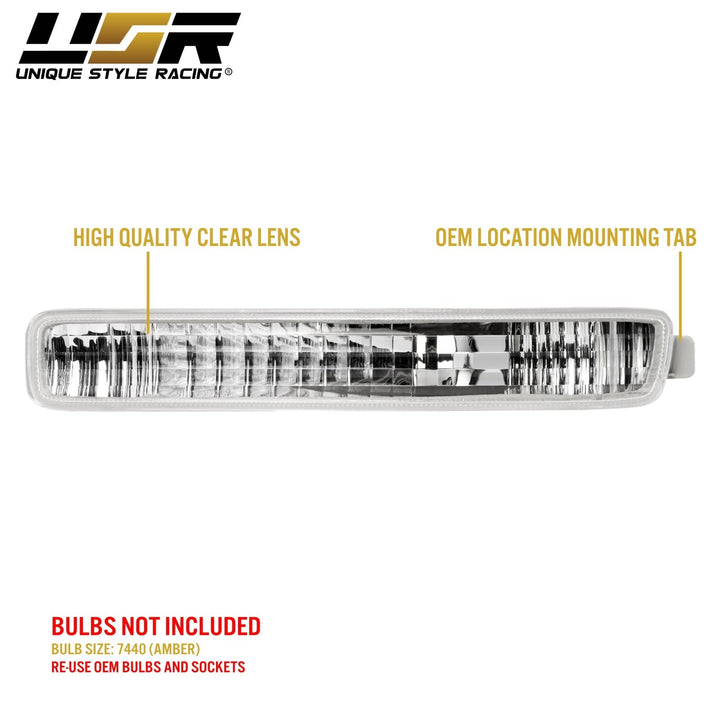 1996 1997 Honda Accord Clear or Smoke or Amber Lens Front Bumper Signal Light 
#lens-color_clear-lens
